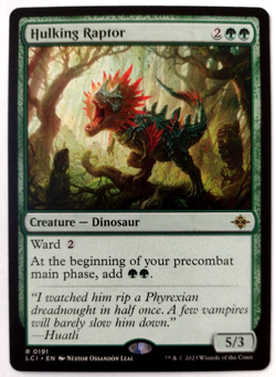 Hulking Raptor - The Lost Caverns of Ixalan (LCI) - EN - R 0191 - Image 1