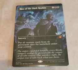 Rise of the Dark Realms (Borderless) Foundations MTG MINT 🔥 - Image 1