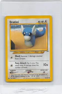 DRATINI 63/105 - UNCOMMON - Neo Destiny - VINTAGE WOTC Pokemon Card - LP/MP - Image 1