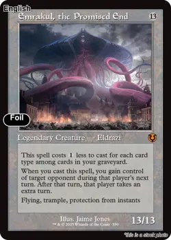 Emrakul, the Promised End (Retro Frame) EN [INR - 330] - NM [Foil] TCG MTG - Image 1