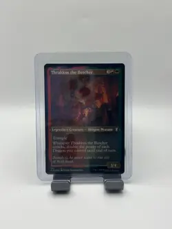 MTG, Thrakkus the Butcher $3 ORDER MIN (Foil Etched) 551 Battle for Baldur's Gat - Image 1