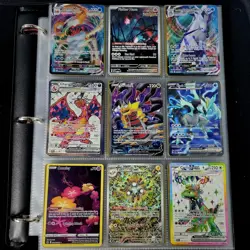 Huge Binder Collection Lot of 180 Pokemon Cards Mixed Gallery SV Holo Full Art - Image 1