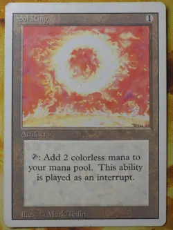 Sol Ring - Revised (3ED) - Lightly Played (LP) - English (EN) MTG - Image 1