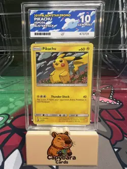 Pikachu SM206 ACE 10 - Sun & Moon Promos - Holo Pokemon Card Pop 4 - Image 1