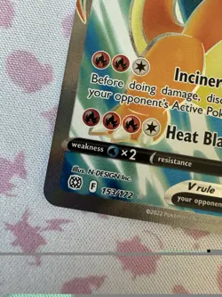 Pokemon TCG Charizard V 153/172 SWSH09 Full Art Holo UR EN - Image 4