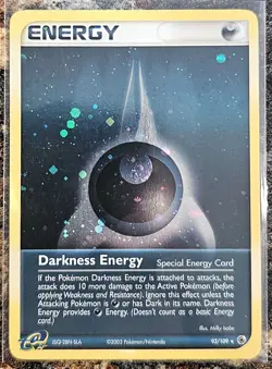 Pokemon 2003 Ruby & Sapphire Darkness Energy 93 Holo LP - Image 1