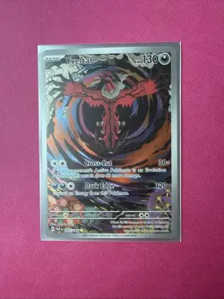 Pokemon TCG Yveltal 205/182 Illustration Rare Holo SV04 Paradox Rift ENG 130HP - Image 1