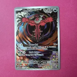 Pokemon TCG Yveltal 205/182 Illustration Rare Holo SV04 Paradox Rift ENG 130HP - Image 2