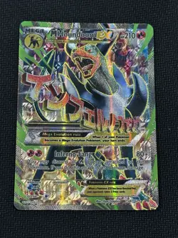 M Houndoom EX 154/162 BREAKthrough Ultra Rare Full Art - Pokemon TCG ‘Creased’ - Image 1