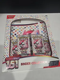 Pokemon TCG 151 Binder Collection Scarlet Violet 2023 Sealed 820650853142 - Image 1