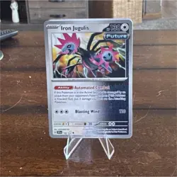Nintendo Pokemon TCG Iron Jugulis Temporal Forces Rare Holo Future 140/162 EN - Image 1