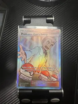 Professor Oak's Setup 233/236 Full Art Ultra Rare Cosmic Eclipse Pokemon NM ✅ - Image 1