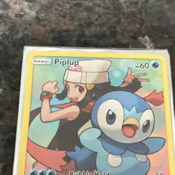 Pokemon TCG Piplup Secret Rare 239/236 Cosmic Eclipse Full Art Holo English - Image 2