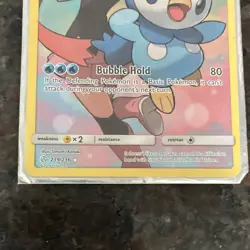 Pokemon TCG Piplup Secret Rare 239/236 Cosmic Eclipse Full Art Holo English - Image 3