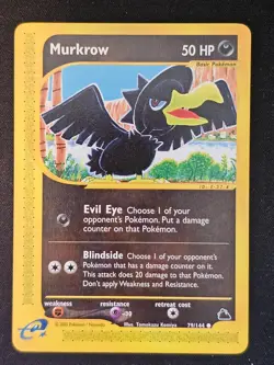 Pokemon TCG Murkrow 79 Skyridge Mint Near Mint (non-holo) - Image 1