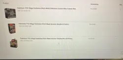 PITCH BLACK 2x Pokemon Center ETB, 2x Booster Bundle, 1x Booster Box (PREORDED) - Image 1