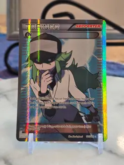 Pokemon TCG N (Supporter) (Full Art) 101/101 Noble Victories Holo NM - Image 1