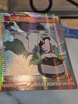 Pokemon TCG N (Supporter) (Full Art) 101/101 Noble Victories Holo NM - Image 3