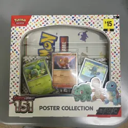 Nintendo Pokemon TCG Scarlet & Violet - 151 Poster Collection Box - 3 Packs 820650853166 - Image 1