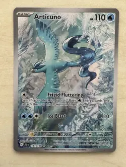 Pokemon TCG Articuno 161/159 Journey Together Illustration Rare NM - Image 1