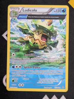 Ludicolo - 37/160 - Pokemon Primal Clash XY Non-Holo Rare Card NM - Image 1