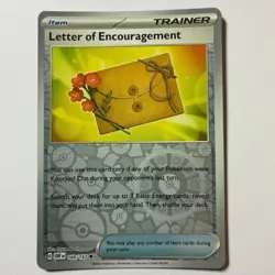 Letter of Encouragement 189/197 Uncommon Obsidian Flames Pokemon Reverse Holo NM - Image 1