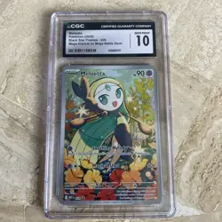 Meloetta 026 Black Star Promo Illustration Rare Pokemon - Battle Deck CGC 10 GEM - Image 1
