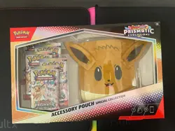 Pokemon Prismatic Evolutions Accessory Pouch Special Collection Box New Sealed - Image 1
