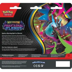 Pokemon TCG: Mega Evolutions Phantasmal Flames 3 Pack Blister (Random Promo) - Image 2