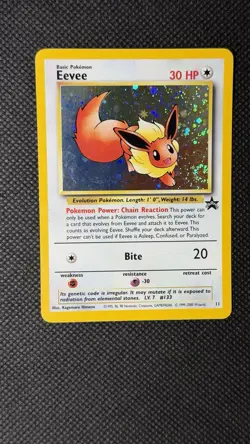 Eevee 11/53 2000 Pokemon WOTC Promo Holo LP+ - Image 1