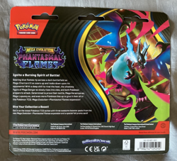 Pokemon TCG - Phantasmal Flames Triple Blister Pack Weavile - New & Sealed - Image 2
