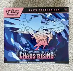 Pokemon Mega Evolutions ME4 Chaos Rising Elite Trainer Box - Sealed - on Hand - Image 1