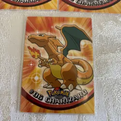 1999 Pokemon Topps Charizard, Charmeleon, Charmander Evolution E4 E5 E6 Non Holo - Image 2