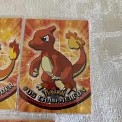 1999 Pokemon Topps Charizard, Charmeleon, Charmander Evolution E4 E5 E6 Non Holo - Image 4