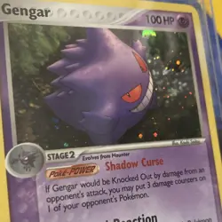 Pokemon Gengar 5/92 EX Legend Maker Holo Rare 2006 Stage 2 100 HP Kouki Saitou - Image 3
