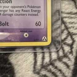 Pokemon Gengar 5/92 EX Legend Maker Holo Rare 2006 Stage 2 100 HP Kouki Saitou - Image 4