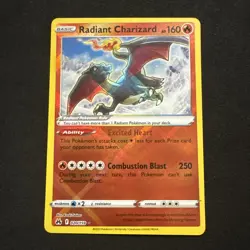 Radiant Charizard 020/159 Crown Zenith Holo Sword & Shield Pokemon - Image 1