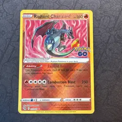 Radiant Charizard 011/078 Pokemon GO Holo - Image 1