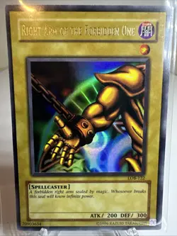 Right Arm of the Forbidden One LOB-122 The Legend of Blue Eyes Yugioh TCG Foil - Image 1