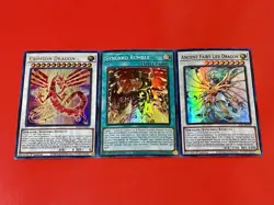 Crimson Dragon + Synchro Rumble + Ancient Fairy Life Dragon | YuGiOh! - Image 1