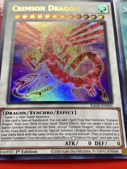 Crimson Dragon + Synchro Rumble + Ancient Fairy Life Dragon | YuGiOh! - Image 2