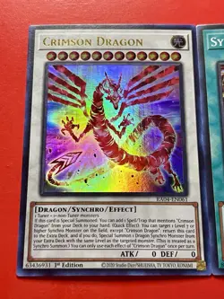 Crimson Dragon + Synchro Rumble + Ancient Fairy Life Dragon | YuGiOh! - Image 3