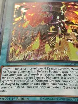 Crimson Dragon + Synchro Rumble + Ancient Fairy Life Dragon | YuGiOh! - Image 4