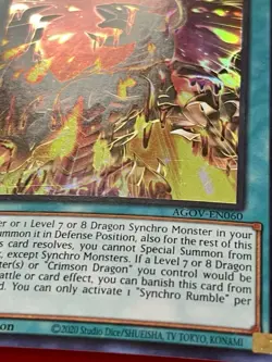 Crimson Dragon + Synchro Rumble + Ancient Fairy Life Dragon | YuGiOh! - Image 5