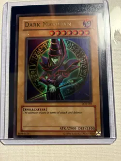 Dark Magician LOB-005 The Legend of Blue Eyes White Dragon Unlimited - Image 2