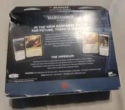 MTG Warhammer 40k Forces Of The Imperium Commander Deck Sealed Distressed Box - Image 2