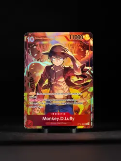 One Piece TCG Monkey D Luffy ST10-006 SR Treasure Booster Set Promo - Image 1