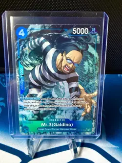 Mr.3 (Galdino) ALT SR (OP16-056) | OP16 - The Time of Battle | ENGLISH ALT ART - Image 1