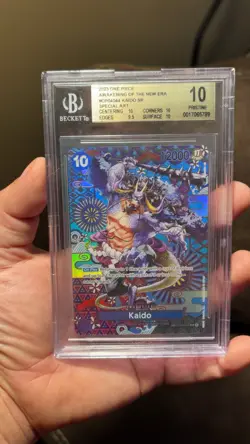 Bandai One Piece Card Game Kaido OP04-044 SR Special Art Holo BGS 10 - Image 2