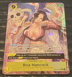 One Piece Boa Hancock - OP14-112 (Alternate Art) - The Azure Sea's Seven (OP14) - Image 2